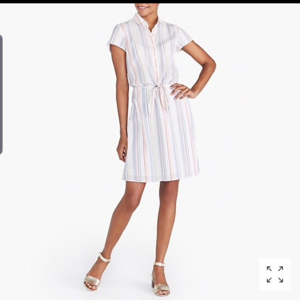 🆕️J. Crew Factory Seersucker Dress. Size XS. NWOT